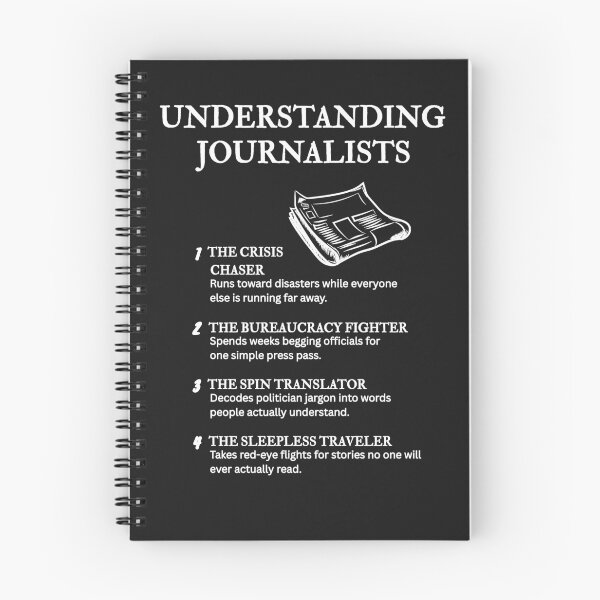 Item preview, Journalist Life – Funny News Industry Humor – Black designed and sold by PsyFlow35.