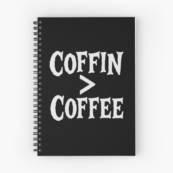 Item preview, Coffin > Coffee – Spooky Halloween designed and sold by Prints-by-Olaf.