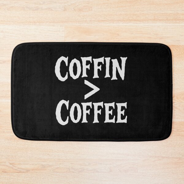 Item preview, Coffin > Coffee – Spooky Halloween designed and sold by Prints-by-Olaf.