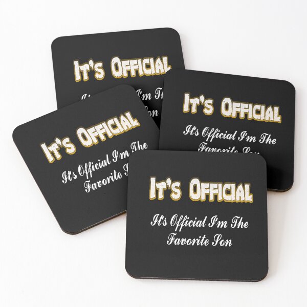 Item preview, It's Official I'm The Favorite Son TEXT ART  designed and sold by atomsama.