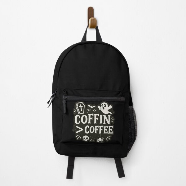Item preview, Coffin > Coffee – Spooky Halloween designed and sold by Prints-by-Olaf.