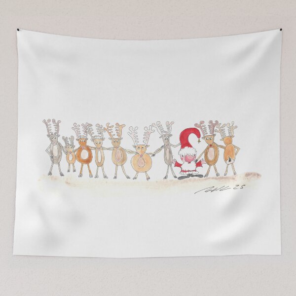 Item preview, Reindeer Chorus Line, Rentier Chorus Line,  designed and sold by Anke‘s Bazaar.