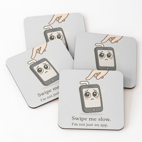 Item preview, Swipe Me Slow — Not Just an App designed and sold by VoidBloom Studio.
