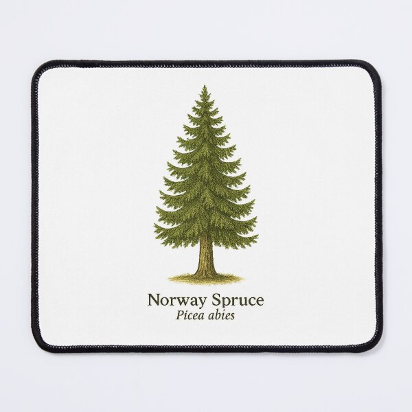 Item preview, Norway Spruce Botanical Illustration – Picea abies designed and sold by BloomKind.