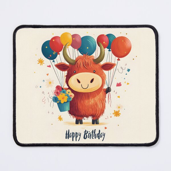 Item preview, Cute Ox Celebrate Birthday designed and sold by Anicue.