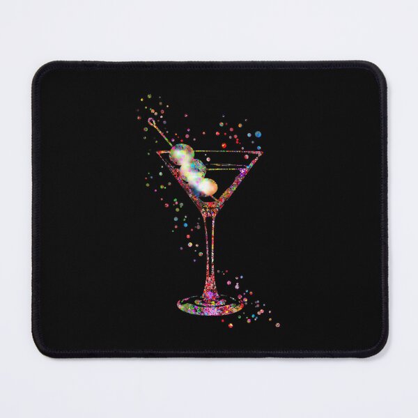 Item preview, Watercolor Glass Of Martini Cocktails Wine Shot Alcoholic designed and sold by harviajhinu2.