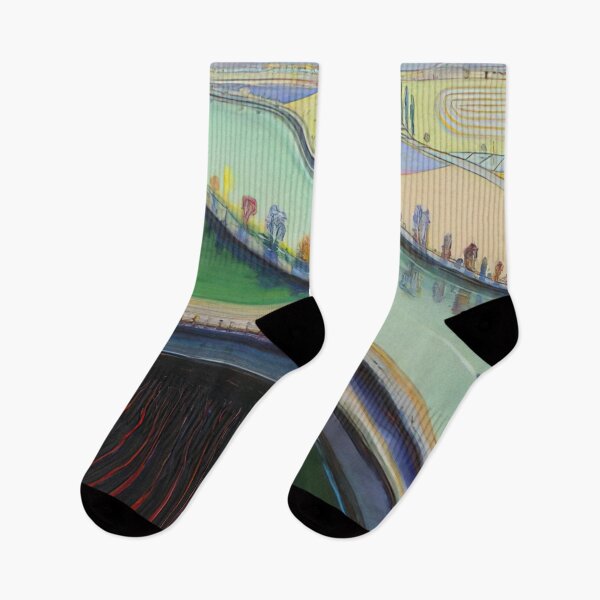 Item preview, River Boats - 2001 By Wayne Thiebaud designed and sold by Lipola.