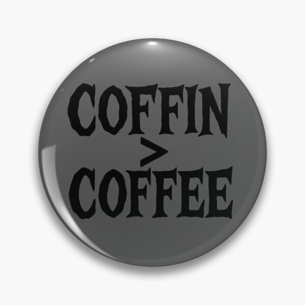 Item preview, Coffin > Coffee – Spooky Halloween designed and sold by Prints-by-Olaf.
