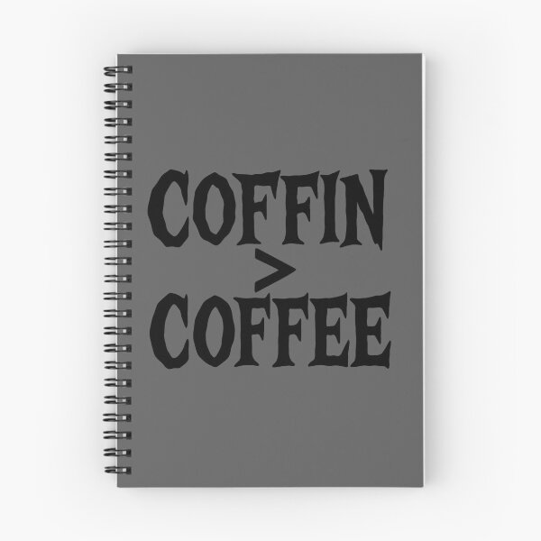 Item preview, Coffin > Coffee – Spooky Halloween designed and sold by Prints-by-Olaf.