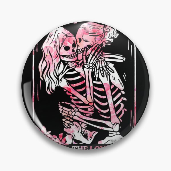 Artikelvorschau, Die Liebenden Tarotkarte Goth ing Lesbian Skeletons entworfen und verkauft von lacherzeunerv.