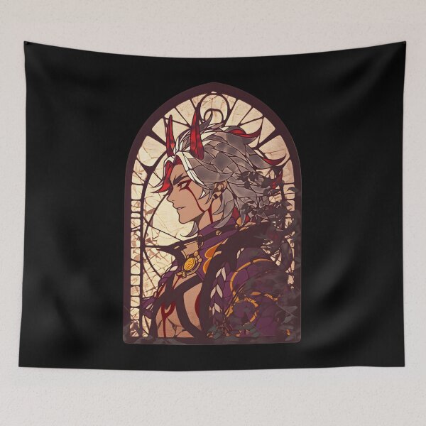 Item preview, Stained Glass – Oni Warrior designed and sold by nribbbfrj34.