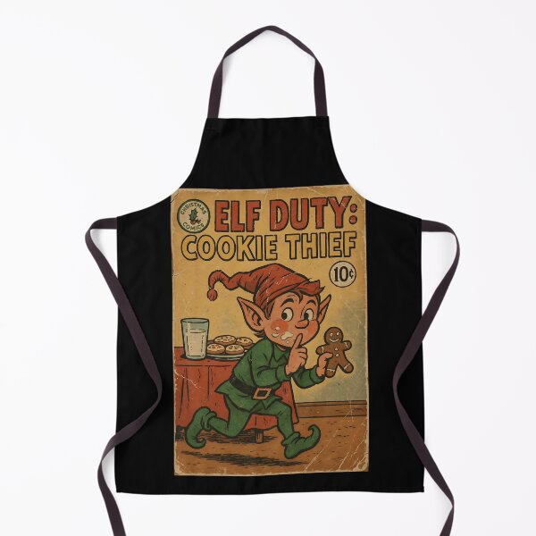Item preview, Christmas Elf - Elf duty cookie thief designed and sold by bapupa.