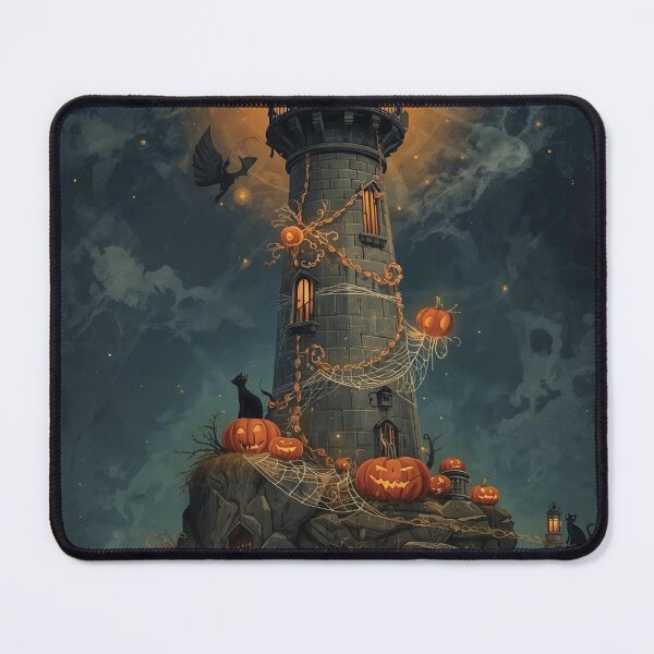 Item preview, Witch’s Lighthouse – Storybook Seaside Halloween designed and sold by Deezyned.