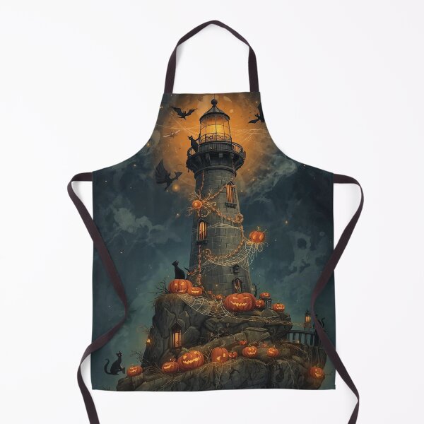 Item preview, Witch’s Lighthouse – Storybook Seaside Halloween designed and sold by Deezyned.
