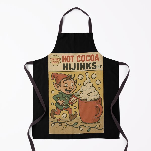 Item preview, Christmas Elf - Hot cocoa hijinks designed and sold by bapupa.