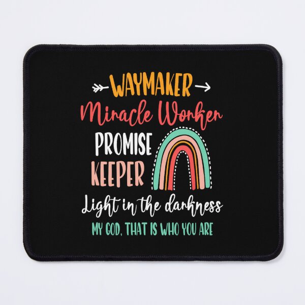 Item preview, Waymaker Promise Keeper Miracle Worker Christian Kids Jesus designed and sold by harviajhinu2.