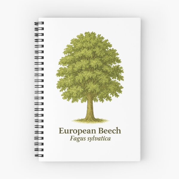 Item preview, European Beech Botanical Illustration – Fagus sylvatica designed and sold by BloomKind.