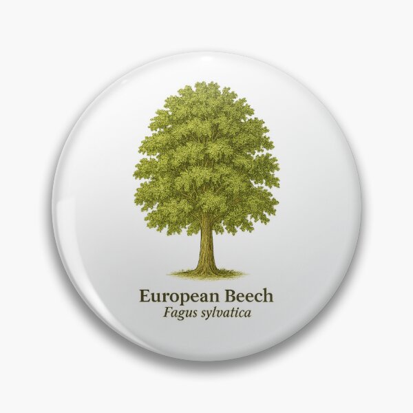 Item preview, European Beech Botanical Illustration – Fagus sylvatica designed and sold by BloomKind.