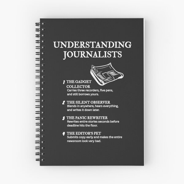 Item preview, The Journalist Life – Funny News Industry Humor	– Black	 		 designed and sold by PsyFlow35.