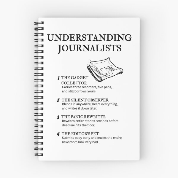 Item preview, The Journalist Life – Funny News Industry Humor				 designed and sold by PsyFlow35.