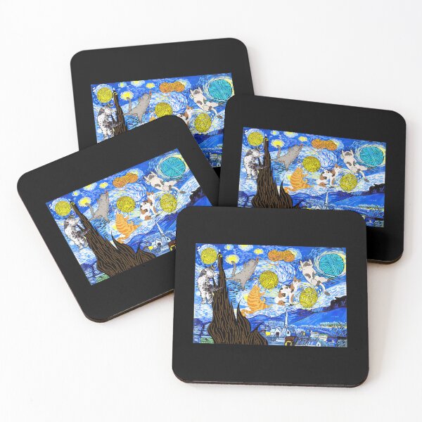 Item preview, Starry Night Cat	 designed and sold by jamahlabaev9.