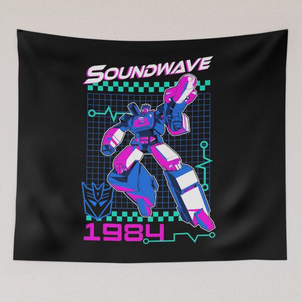 Item preview, Transformers Soundwave 1984 Retro Grid 	 		 designed and sold by vayssefriskuh.