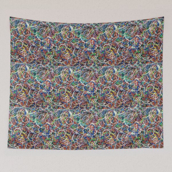 Item preview, Hand-painted Artistic Scribble designed and sold by CosmicEye.