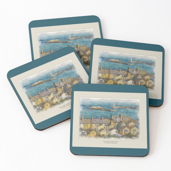 Item preview, watercolor with a view Donaghadee, Northern Ireland, designed and sold by miro-bob-design.