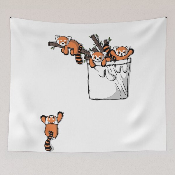 Item preview, Pocket Red Panda Bears designed and sold by LeeKeefe7.
