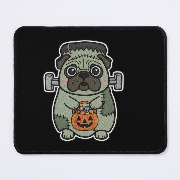 Item preview, Halloween Pug Costume Frankenstein Cute Kawaii Spooky Dog Trick or Treat Pumpkin designed and sold by ArtDesignTp.