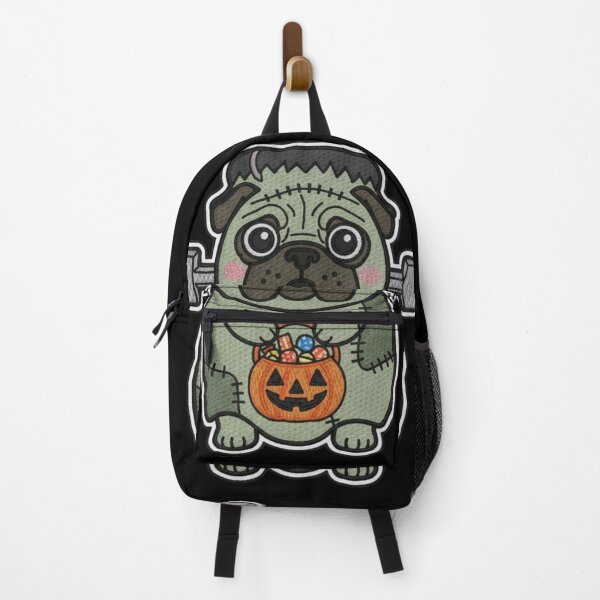 Item preview, Halloween Pug Costume Frankenstein Cute Kawaii Spooky Dog Trick or Treat Pumpkin designed and sold by ArtDesignTp.