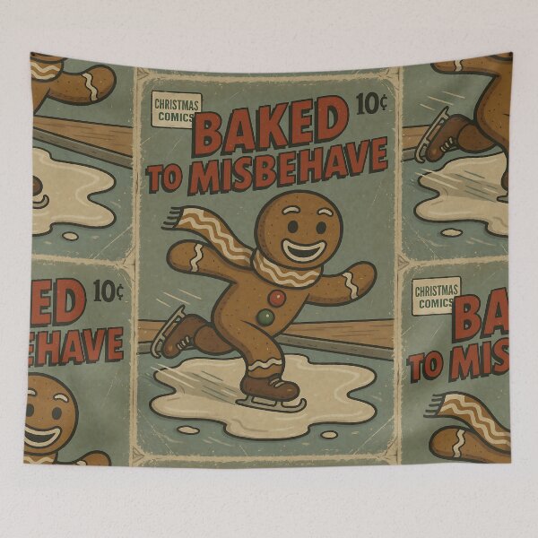 Item preview, Christmas Gingerbread Man - Baked to misbehave designed and sold by bapupa.
