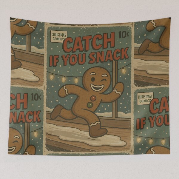 Item preview, Christmas Gingerbread Man - Catch me if you snack designed and sold by bapupa.