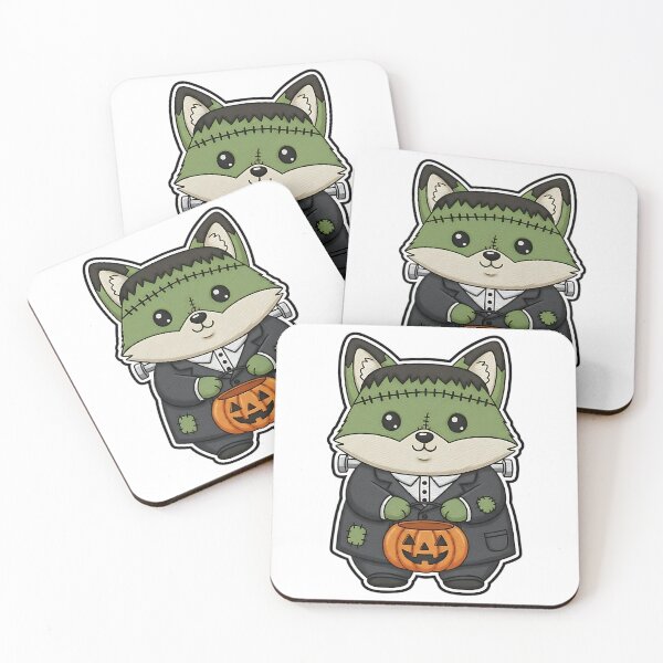 Item preview, Halloween Fox Costume Frankenstein Cute Spooky Animal Trick or Treat Pumpkin designed and sold by ArtDesignTp.