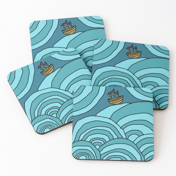 Item preview, Ships sailing in the ocean  designed and sold by Kaewtaming.