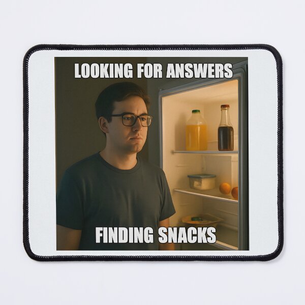 Item preview, Looking for Answers — Finding Snacks designed and sold by VoidBloom Studio.