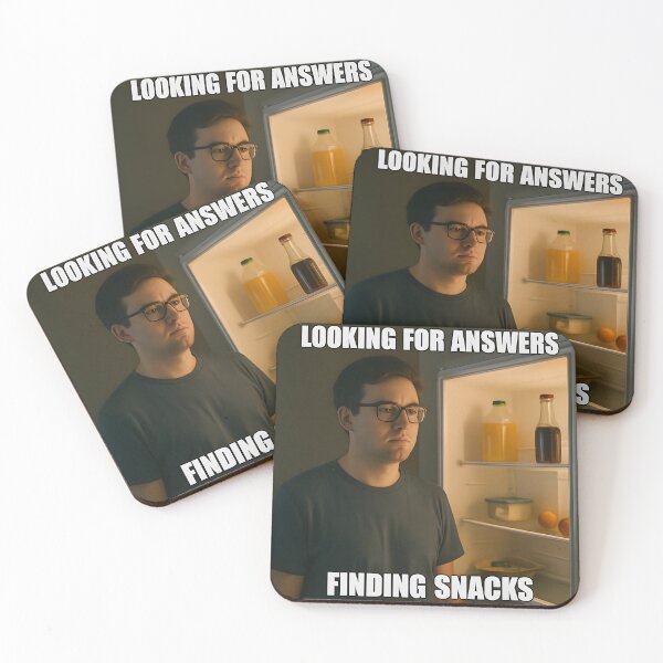 Item preview, Looking for Answers — Finding Snacks designed and sold by VoidBloom Studio.