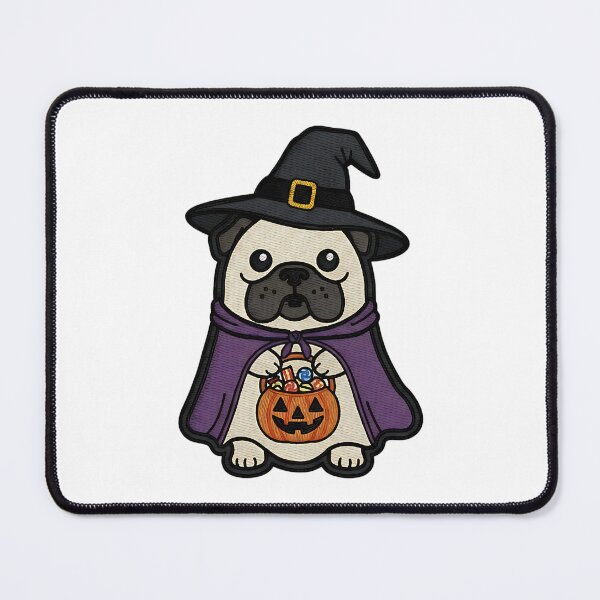 Item preview, Halloween Pug Witch Costume Cute Spooky Dog Trick or Treat Pumpkin designed and sold by ArtDesignTp.