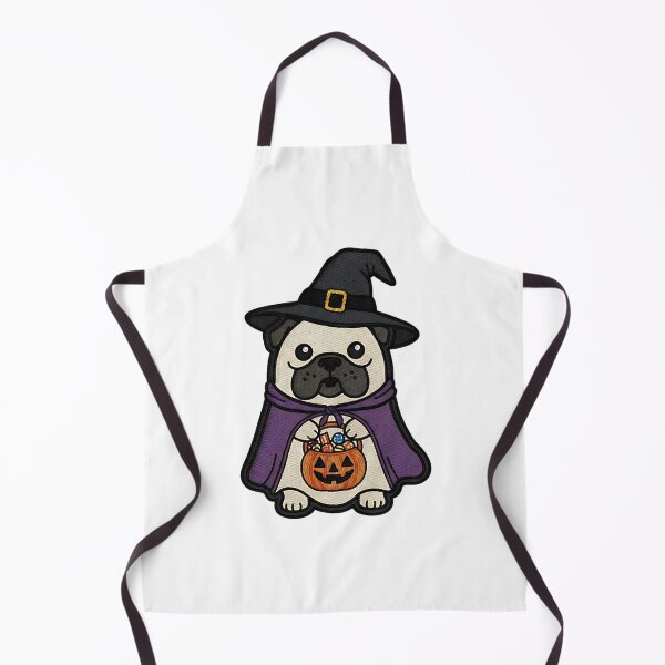 Item preview, Halloween Pug Witch Costume Cute Spooky Dog Trick or Treat Pumpkin designed and sold by ArtDesignTp.