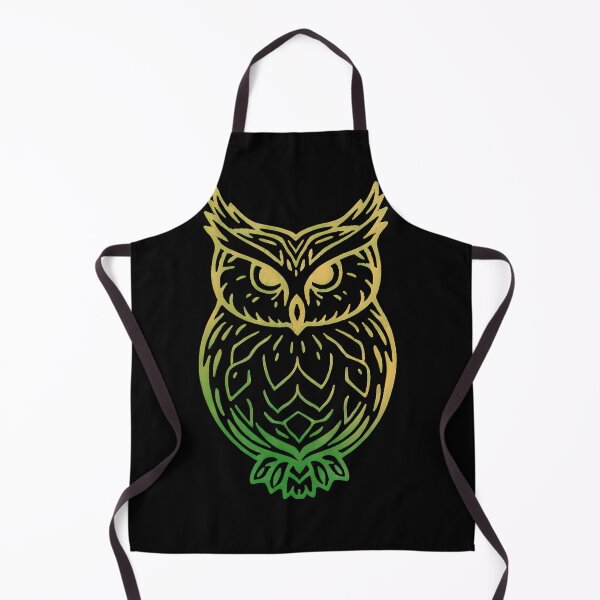 Item preview, Original Green and Yellow Outline of Owl Jolson designed and sold by SweetRossel.