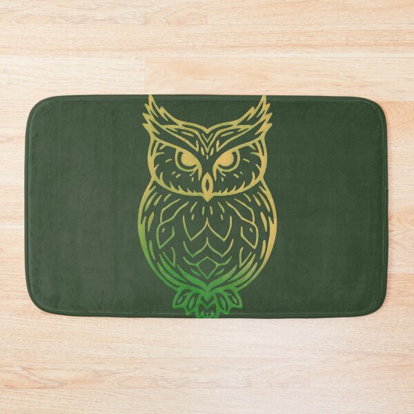 Item preview, Original Green and Yellow Outline of Owl Jolson designed and sold by SweetRossel.