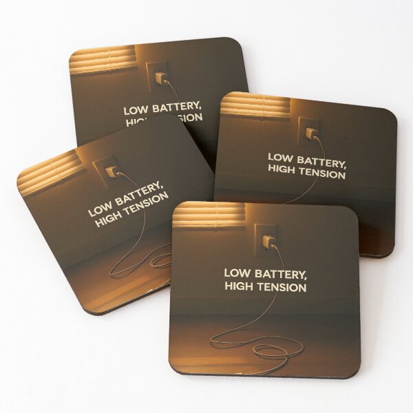 Item preview, Low Battery, High Tension — Charger Drama designed and sold by VoidBloom Studio.