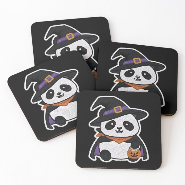 Item preview, Halloween Panda Witch Costume Cute Spooky Bear Trick or Treat Pumpkin designed and sold by ArtDesignTp.