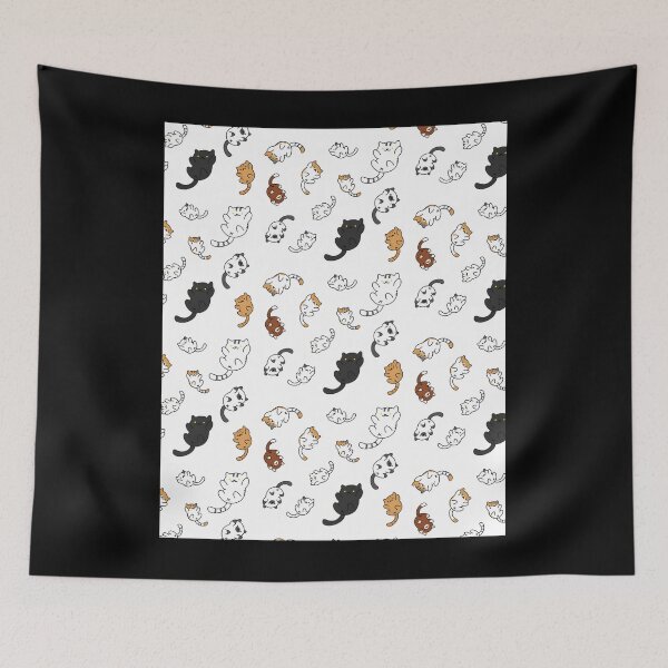 Item preview, Cute Kitty Collector – Cat Pattern designed and sold by sqkrmmaqbcj43.