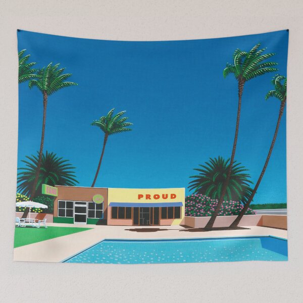 Item preview, Poolside Aesthetic By Hiroshi Nagai designed and sold by Qinmert.