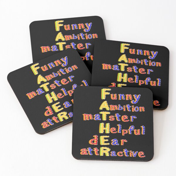 Item preview, Father - Funny, Ambition, Master, Helpful, Dear, Attractive Funny Gifts For Father designed and sold by SkymarArt.