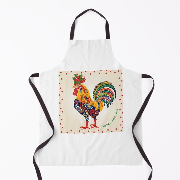Item preview, Merry Christmas Polish Folk Art Rooster – Christmas Holiday Art Design designed and sold by AmberWit.