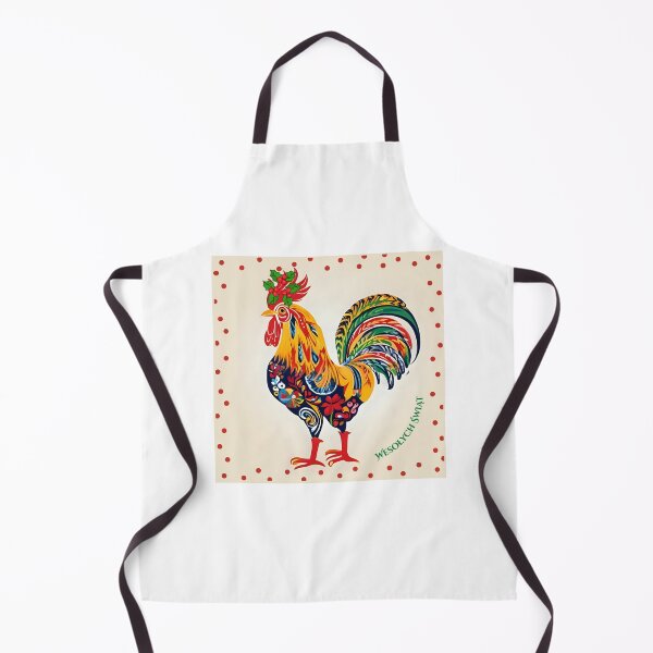 Item preview, Wesołych Świąt Polish Folk Art Rooster – Christmas Holiday Art Design designed and sold by AmberWit.