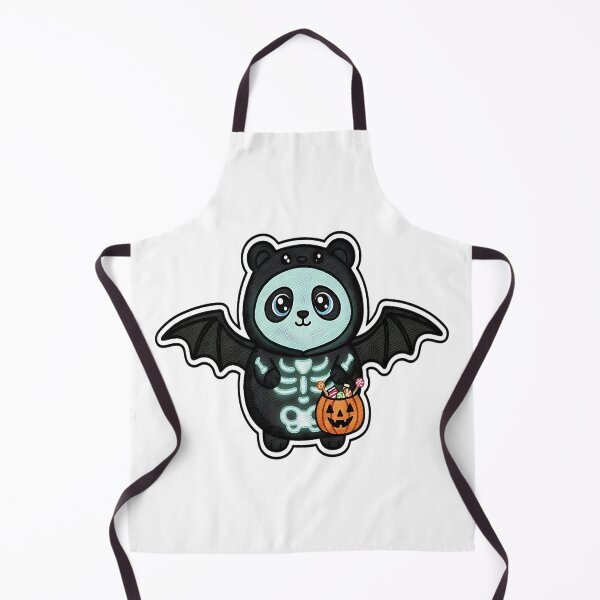 Item preview, Halloween Panda Skeleton Bat Costume Cute Spooky Bear Trick or Treat Pumpkin designed and sold by ArtDesignTp.