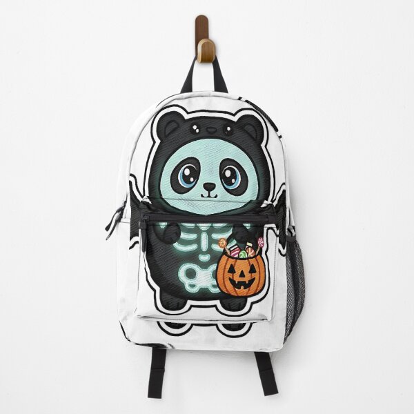 Item preview, Halloween Panda Skeleton Bat Costume Cute Spooky Bear Trick or Treat Pumpkin designed and sold by ArtDesignTp.